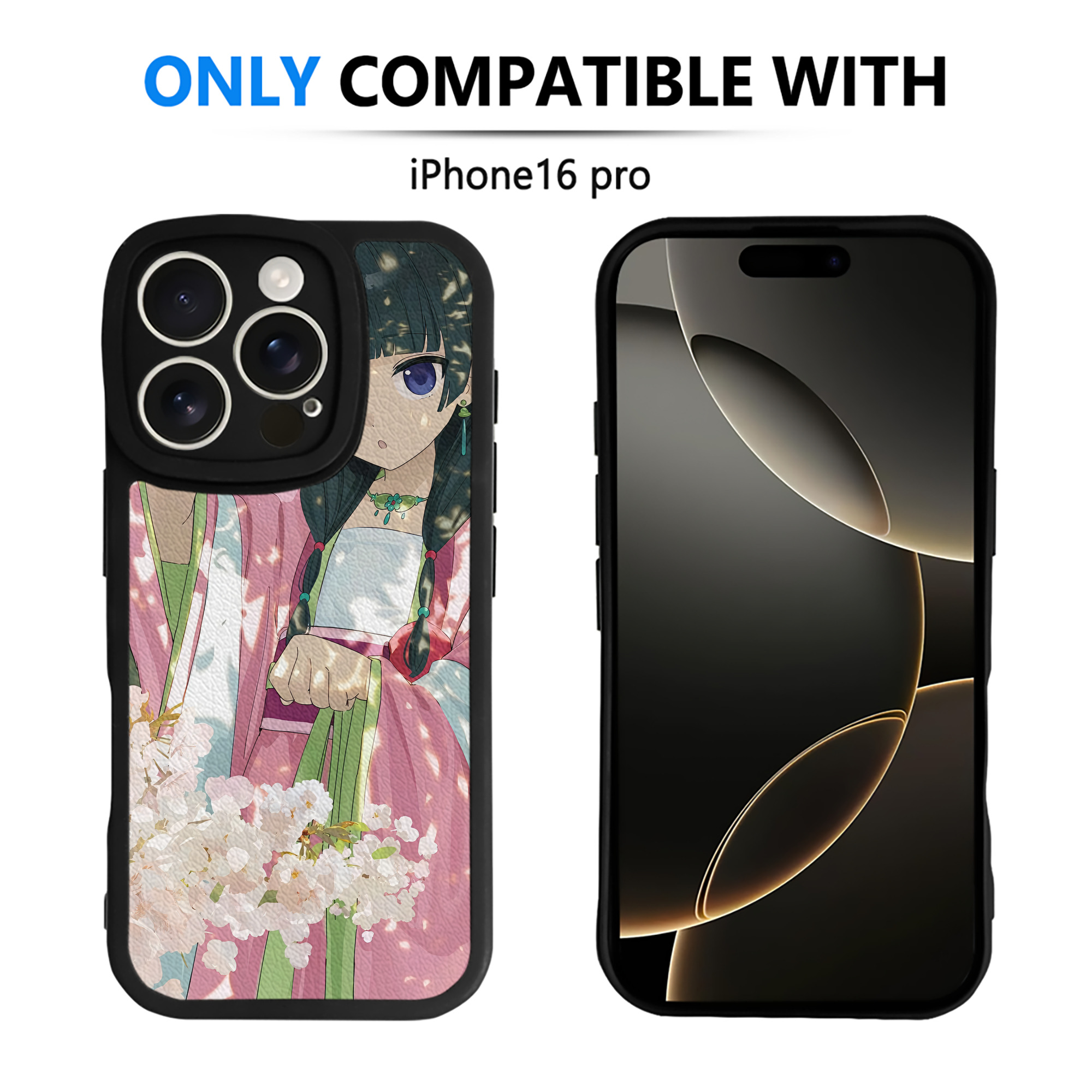 薬屋のひとりごと The Apothecary Diaries 【iPhone 16シリーズ対応】シリコンスマホケース（レザー調） 材質：シリコン